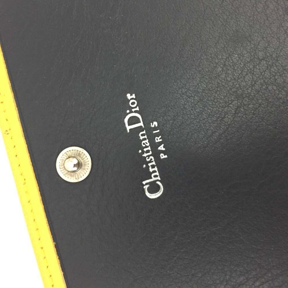 Christian Dior CD Logo Leather Long Bifold Wallet /5L0421 - Picture 8 of 8